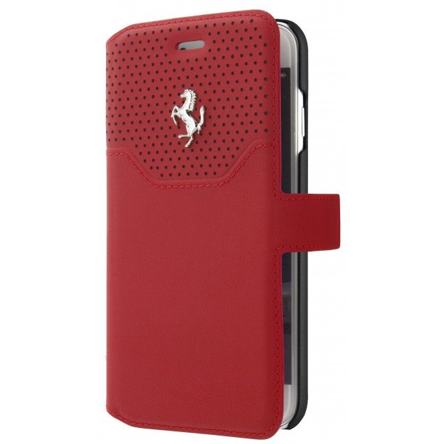 Ferrari Lusso FEHOFLBKP7RE pouzdro flip pro Apple iPhone 7/8 red