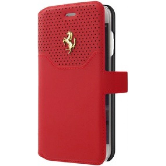 Ferrari Lusso FEHOGFLBKP7LRE pouzdro flip pro Apple iPhone 7/8 Plus red