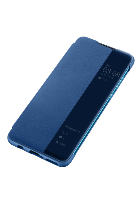Original Huawei S-View flipové pouzdro pro Huawei P30 Lite, blue