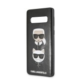 Silikónové puzdro Karl Lagerfeld Karl and Choupette Hard pre Samsung Galaxy S10, black