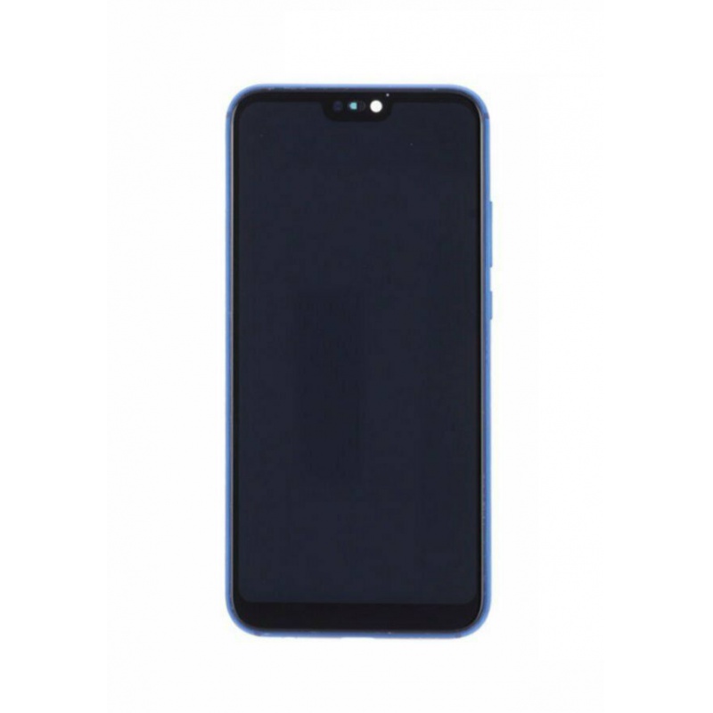 LCD + dotyk + rámček + batéria pre Huawei P20 Lite, blue (Service Pack)