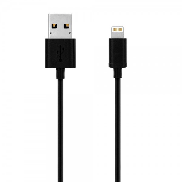 Nabíjací kábel USB pre Apple iPhone 5/6, čierna