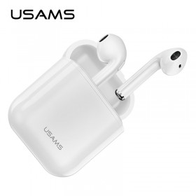 USAMS LC Dual Stereo TWS Wireless Headset vs 5.0 White 