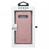 GUHCS10IGLRG Guess Iridescent Zadní Kryt Rose Gold pro Samsung G973 Galaxy S10