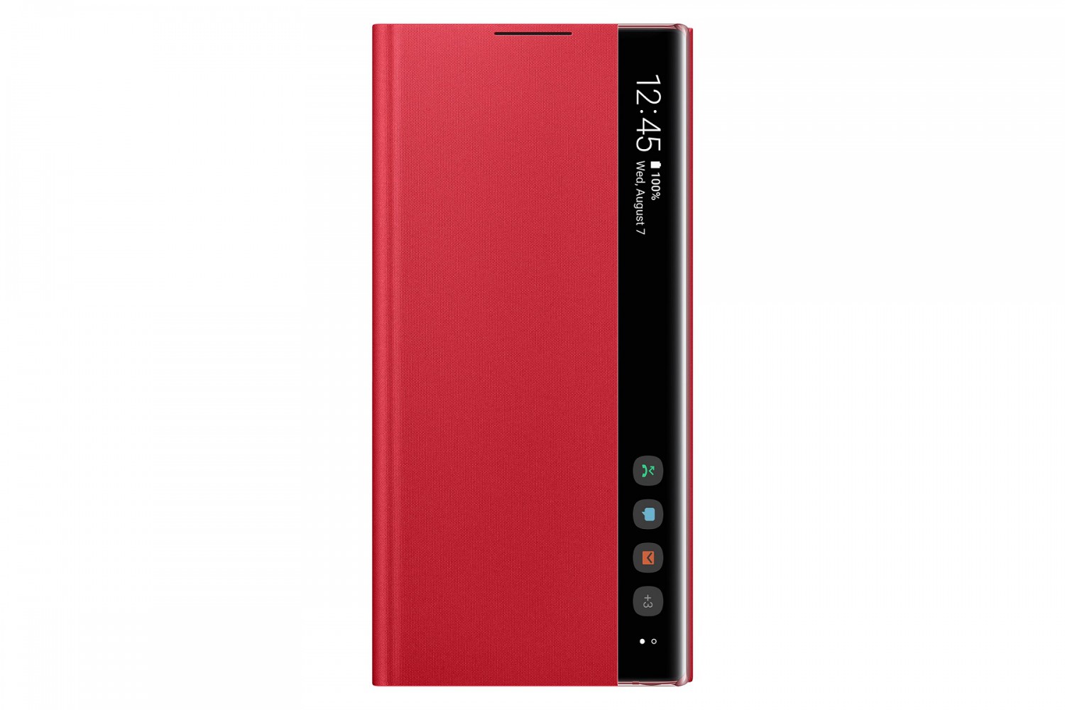 Samsung Clear View Flip EF-ZN970CREGW pro Samsung Galaxy Note 10 red