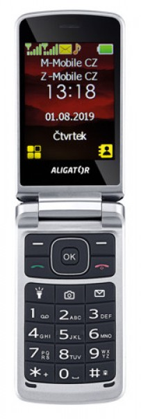 Aligator V710 Senior černá/stříbrná