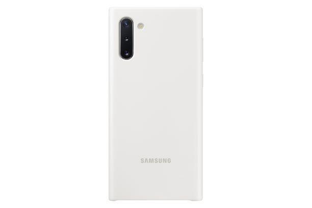 Silikonové pouzdro Silicone Cover EF-PN970TWEGWW pro Samsung Galaxy Note 10, bílá
