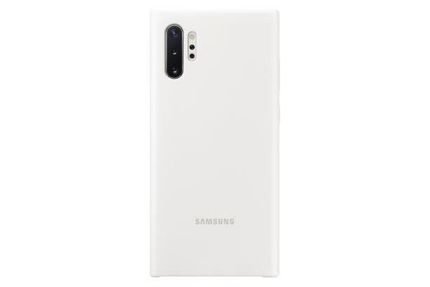 Silikonové pouzdro Silicone Cover EF-PN975TWEGWW pro Samsung Galaxy Note 10 plus, bílá