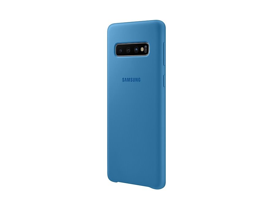 EF-PG973TLE Samsung Silicone Cover Blue pro G973 Galaxy S10 (EU Blister)
