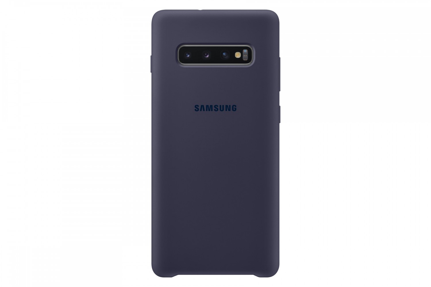 Ochranný kryt Silicone Cover pre Samsung Galaxy S10 Plus, tmavomodrý
