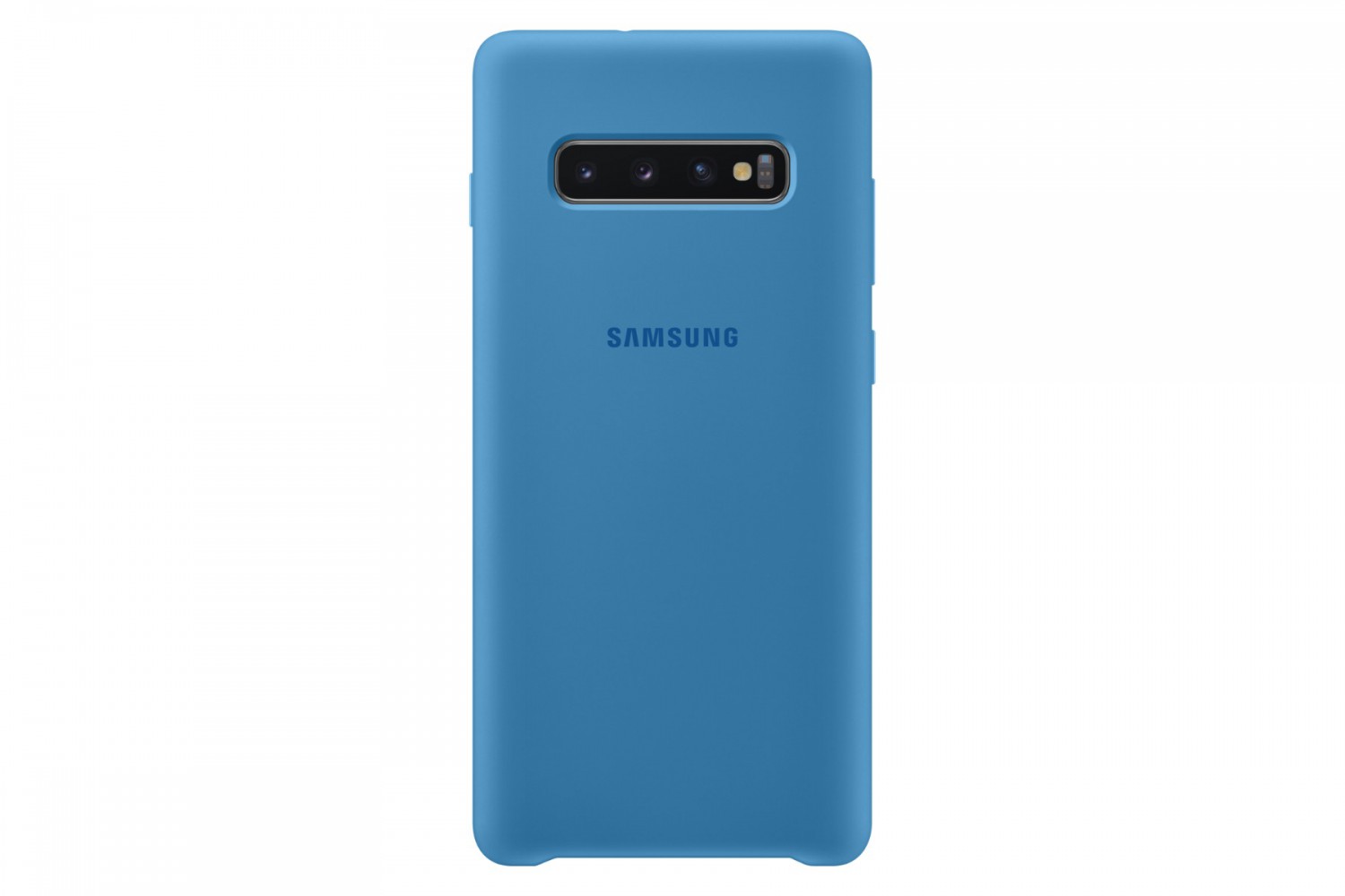 Ochranný kryt Silicone Cover pre Samsung Galaxy S10 plus, modrý