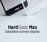 Tvrdené sklo 3 mastných kyselín HardGlass MAX pre Apple iPhone 7 Plus, white