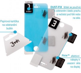 Tvrdené sklo 3mk HardGlass MAX Privacy pre Apple iPhone 6, white