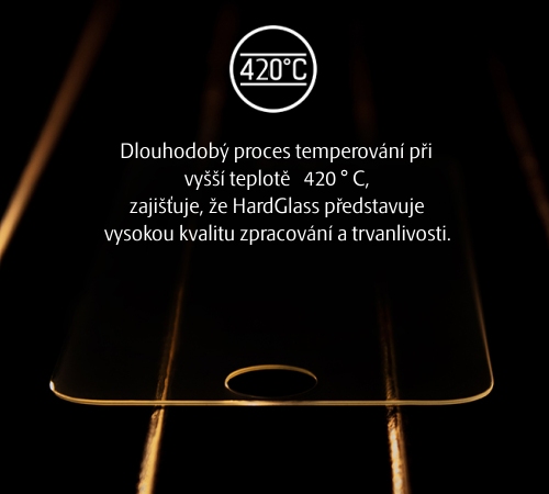 Tvrdené sklo 3 mastných kyselín HardGlass pre Samsung Galaxy S7