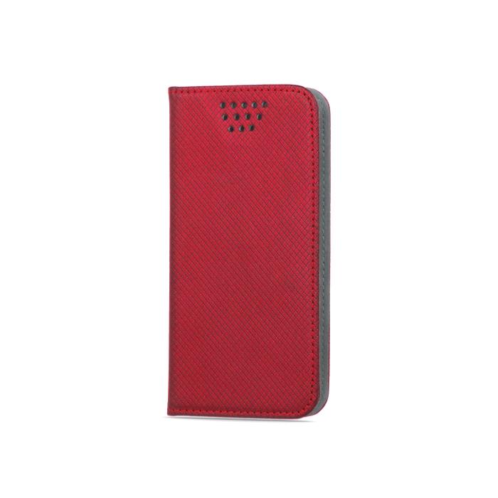 Flipové puzdro Smart Magnet typ B univerzálne 4,5-5,0 ", červené
