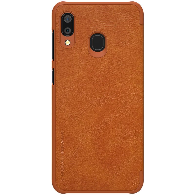 Nillkin Qin Book Pouzdro pro Samsung Galaxy A30 Brown