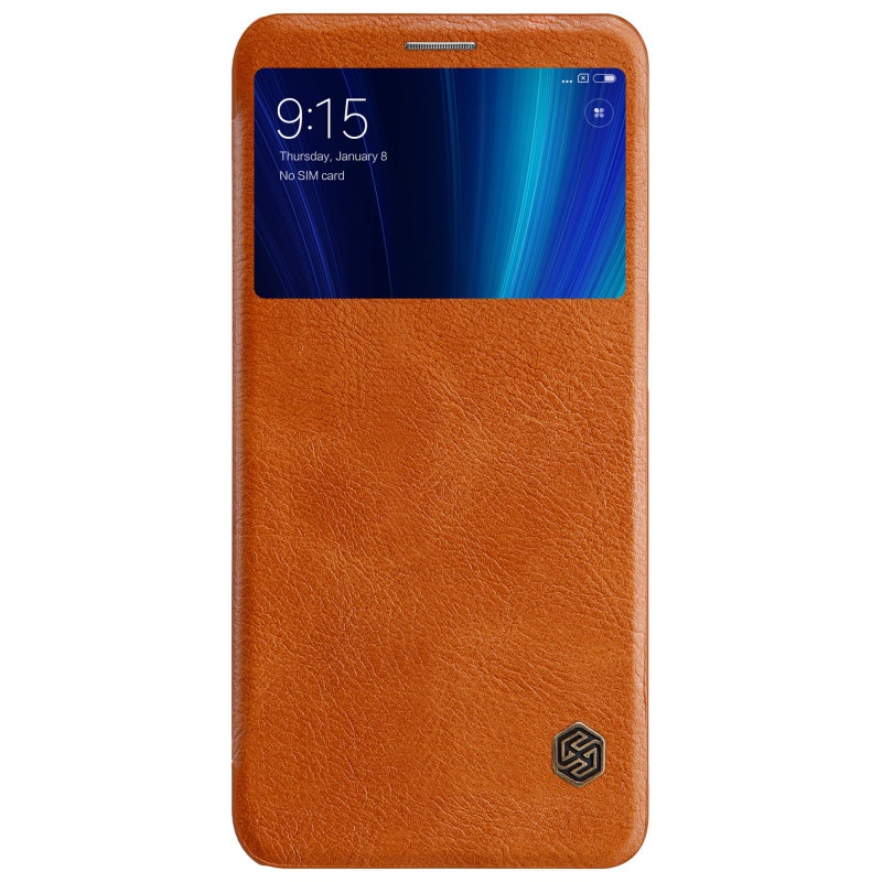 Nillkin Qin S-View flipové pouzdro pro Xiaomi Mi A2, brown