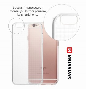 Puzdro Swissten Clear Jelly pre Apple iPhone 5 / 5S / SE, transparentná