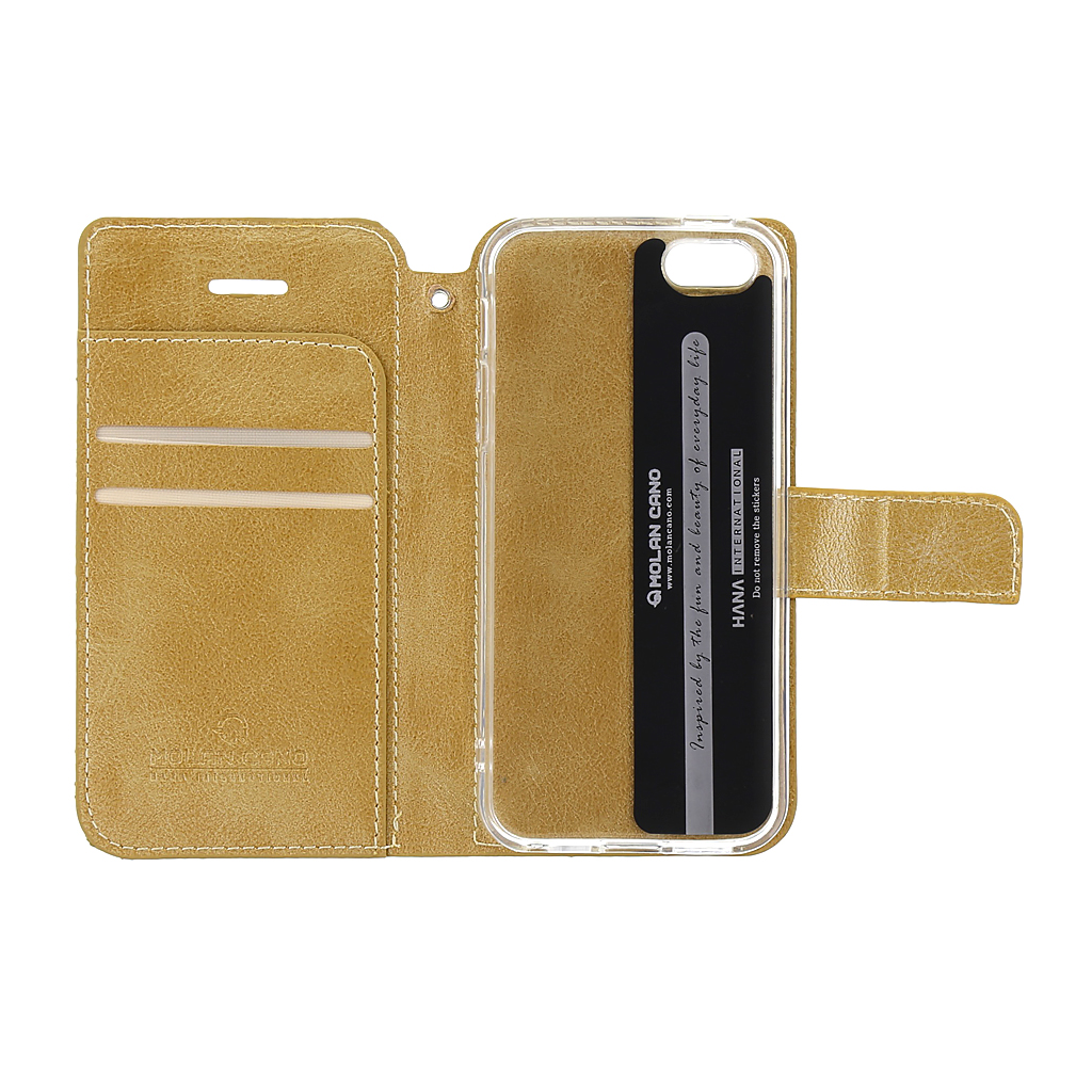 Molan Cano Issue flipové pouzdro pro Apple iPhone 11, gold