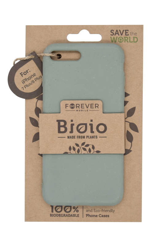 Eko pouzdro Forever Bioio pro Apple iPhone 7 Plus/8 Plus, zelená