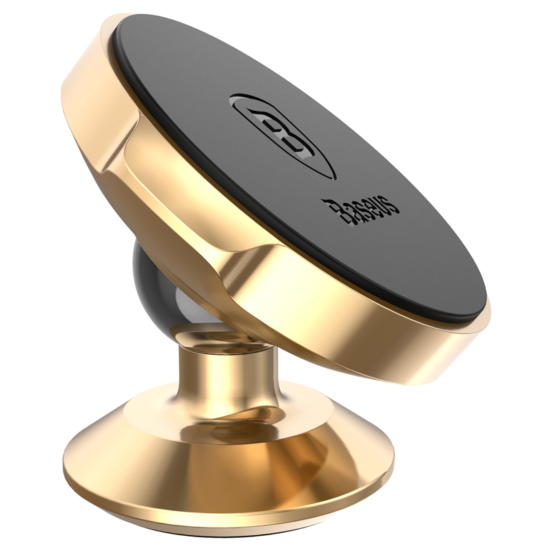 Magnetický držák do auta Baseus Small Ear Series, zlatý