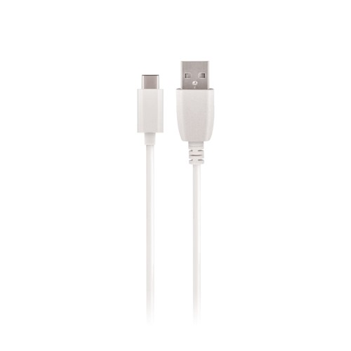 Datový kabel Setty USB-C, 1m, 2A, bílá