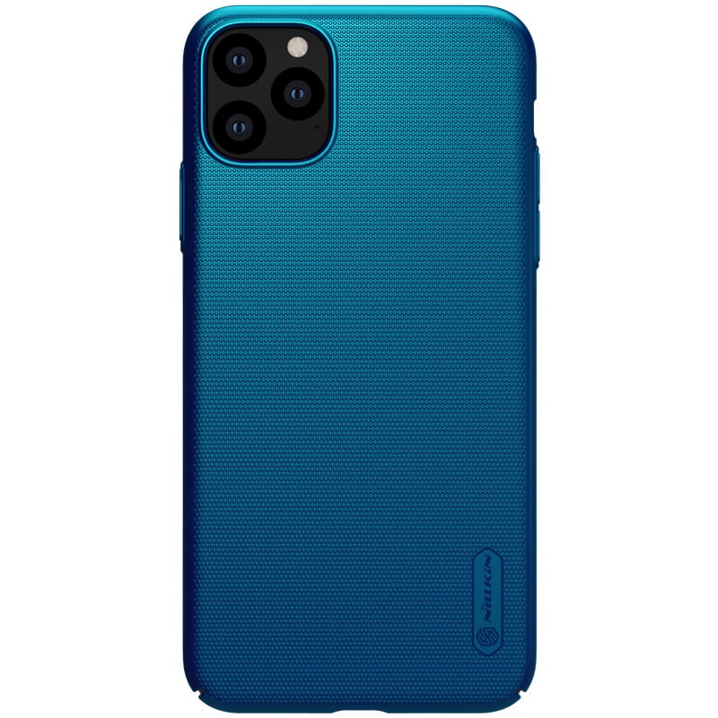 Nillkin Super Frosted Shield zadný kryt pre Apple iPhone 11 Pro Max, Peacock Blue