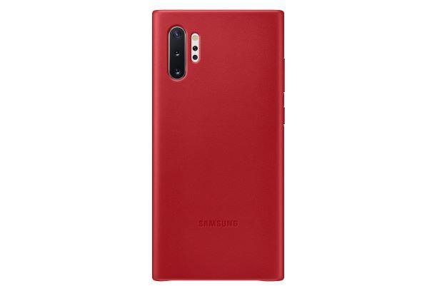 Ochranný kryt Leather Cover pre Samsung Galaxy Note 10 plus, červená