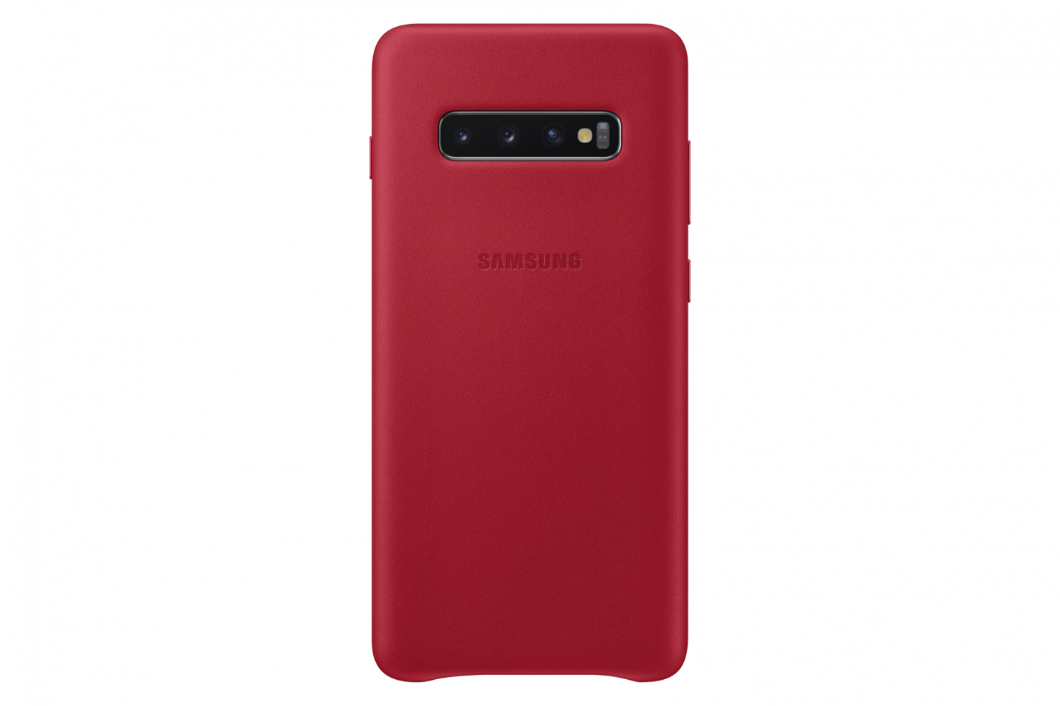 Ochranný kryt Samsung Leather Cover EF-VG975LRE pro Samsung Galaxy S10 plus, červená