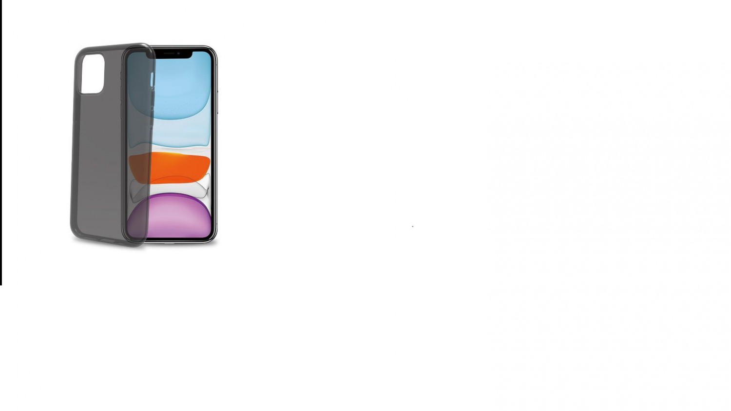 Silikónové puzdro CELLY Gelskin pre Apple iPhone 11, čierna
