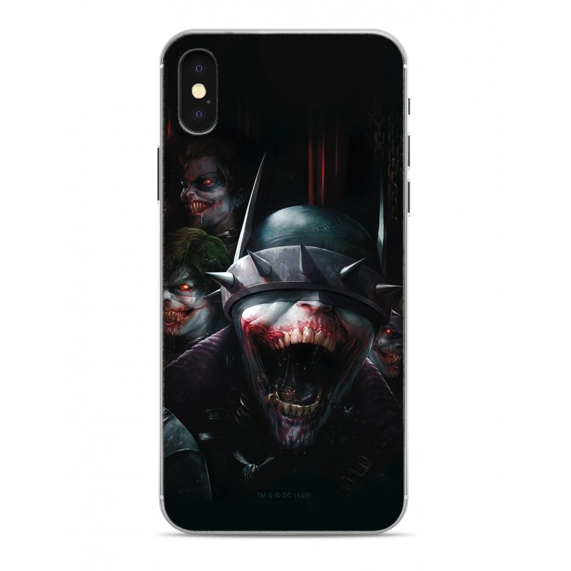 Zadný kryt Batman Who Laughs 003 pre Apple iPhone X / Xs, black