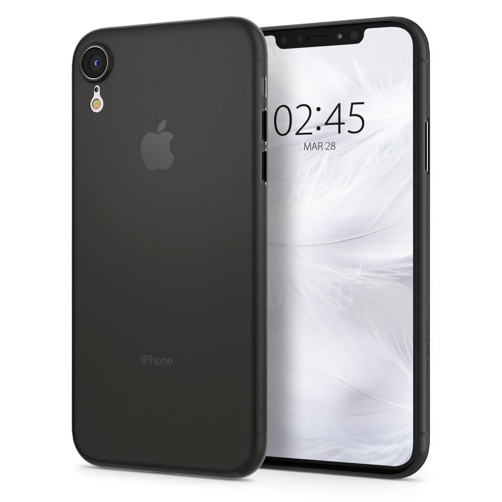 Ochranný kryt Spigen Air Skin pro Apple iPhone XR, černá