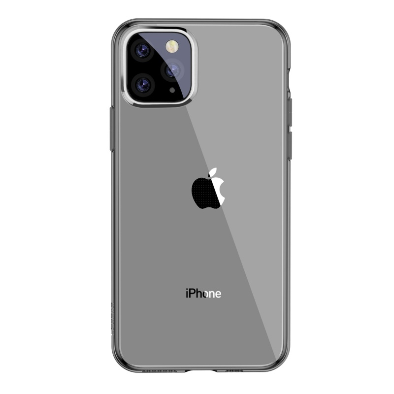 Silikonové pouzdro Baseus Simplicity Series pro Apple iPhone 11 Pro Max, černá