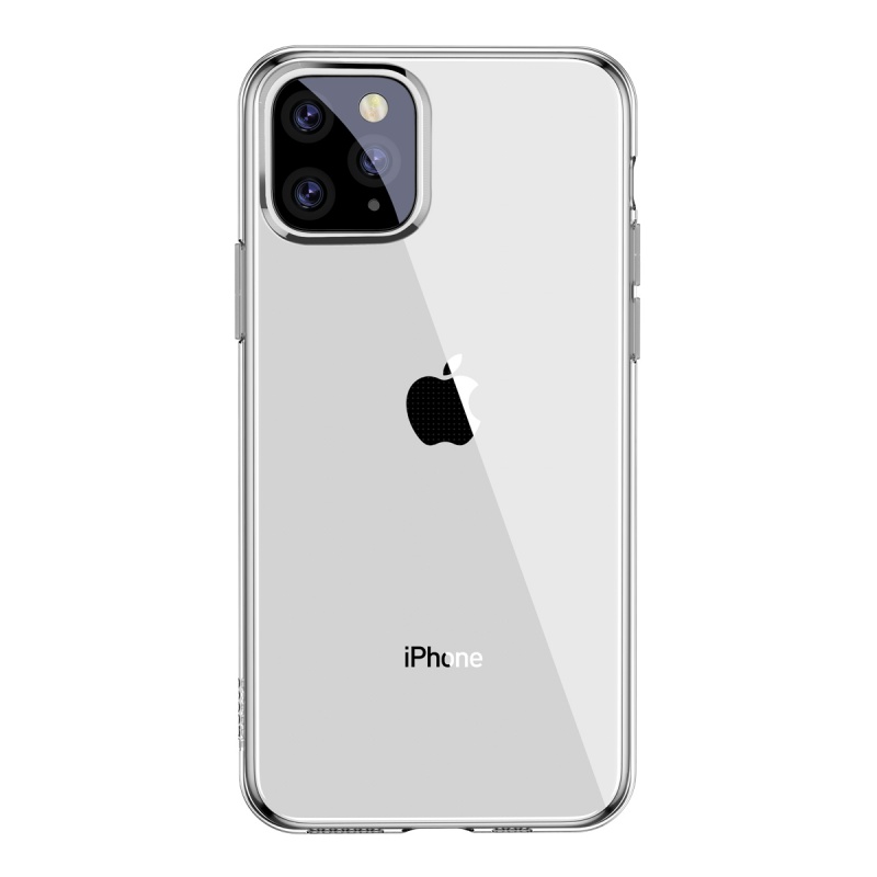 Silikonové pouzdro Baseus Simplicity Series pro Apple iPhone 11 Pro Max, transparentní