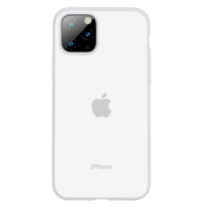 Silikonové pouzdro Baseus Jelly Liquid Silica Gel Protective Case pro Apple iPhone 11 Pro, bílá