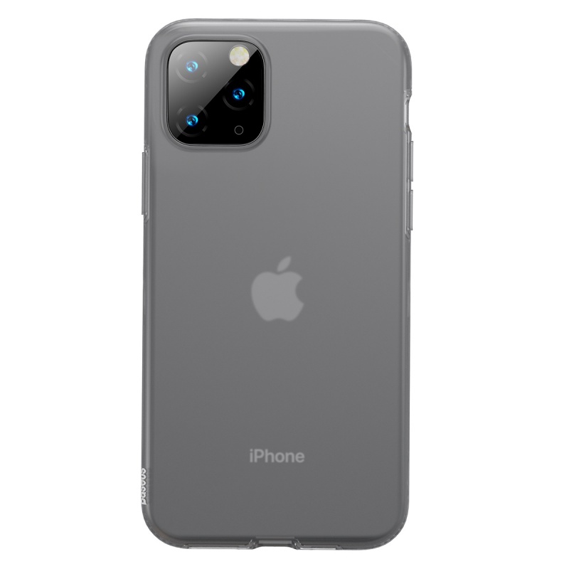Silikonové pouzdro Baseus Jelly Liquid Silica Gel Protective Case pro Apple iPhone 11 Pro, černá