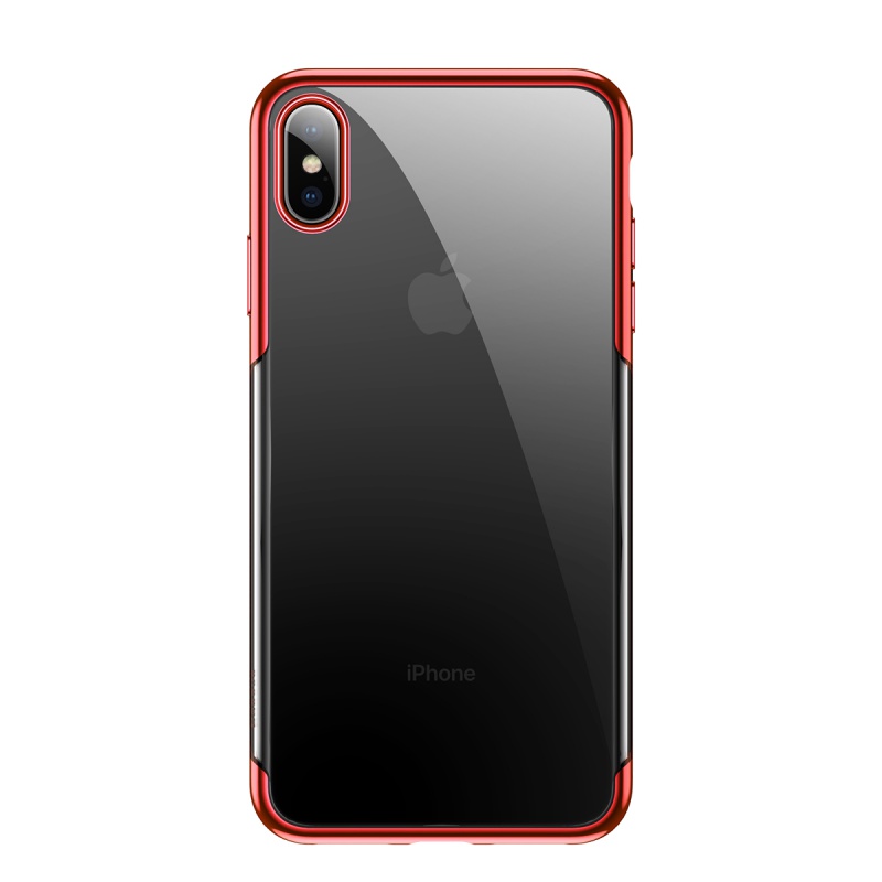 Zadní kryt Baseus Shining Case pro Apple iPhone XS Max, červená