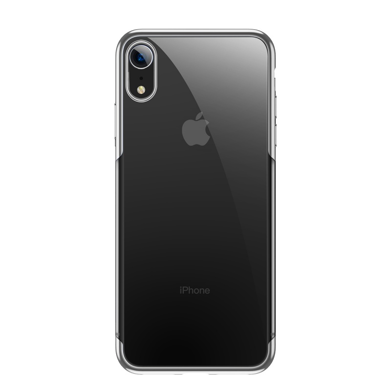 Zadní kryt Baseus Shining Case pro Apple iPhone XR, stříbrná