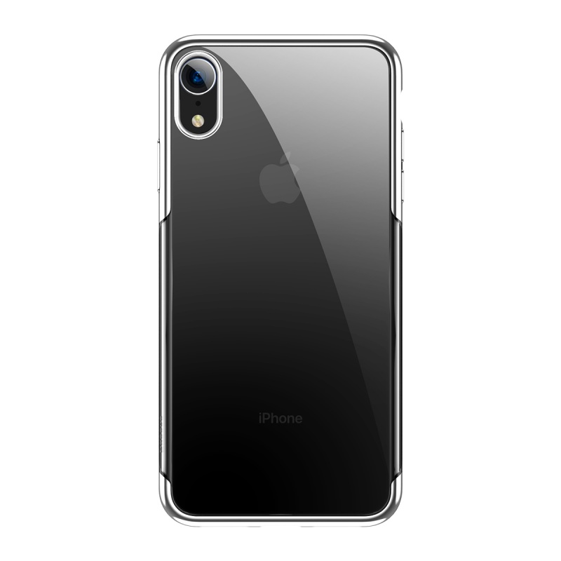 Silikonové pouzdro Baseus Glitter Case pro Apple iPhone XR, bílá