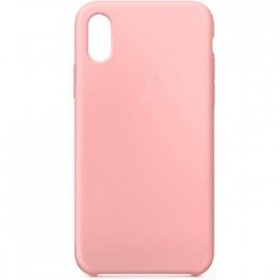 SILIKONOVÉ POUZDRO SWISSTEN LIQUID APPLE IPHONE HOLE XS MAX RŮŽOVÉ