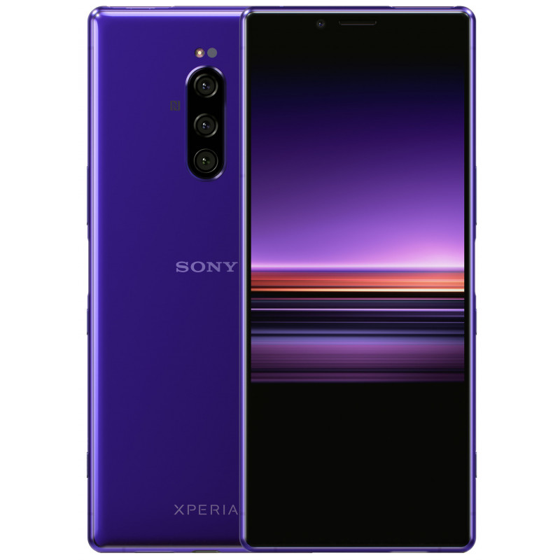 Kryt baterie pro Sony Xperia 1, purple (Service Pack)
