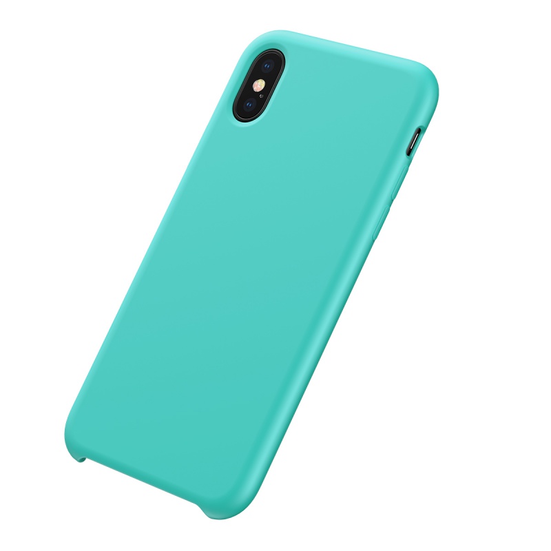Silikonové pouzdro Baseus Original LSR Case pro Apple iPhone X/XS, modrá