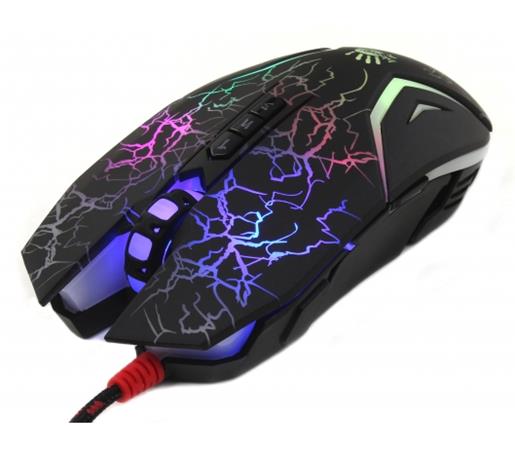 Herní myš A4tech BLOODY N50 Neon, USB, černá