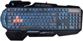 Podsvietená herná klávesnica A4tech Bloody B318, USB, CZ, čierna