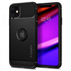 Ochranný kryt Spigen Rugged Armor pre Apple iPhone 11, čierna