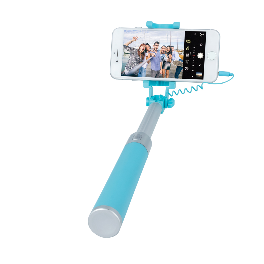 Selfie tyč Forever JMP-200, modrá