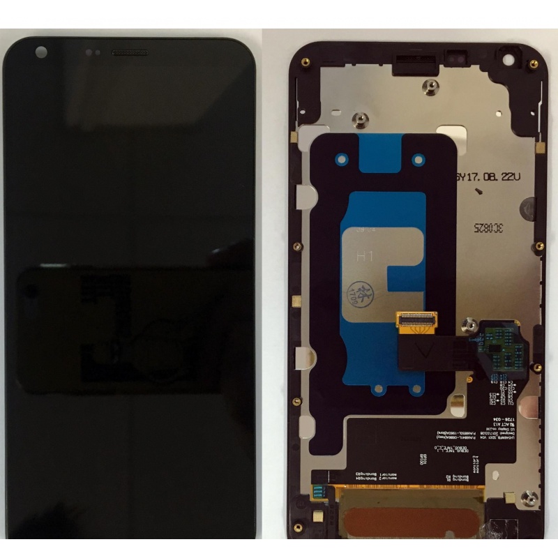 LCD + dotyk + rámček pre LG Q6, black OEM