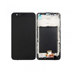 LCD + dotyk + rámček pre LG K10 2017, black OEM