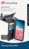 CellularLine Book Agenda flipové pouzdro pro Samsung Galaxy S10e, černá