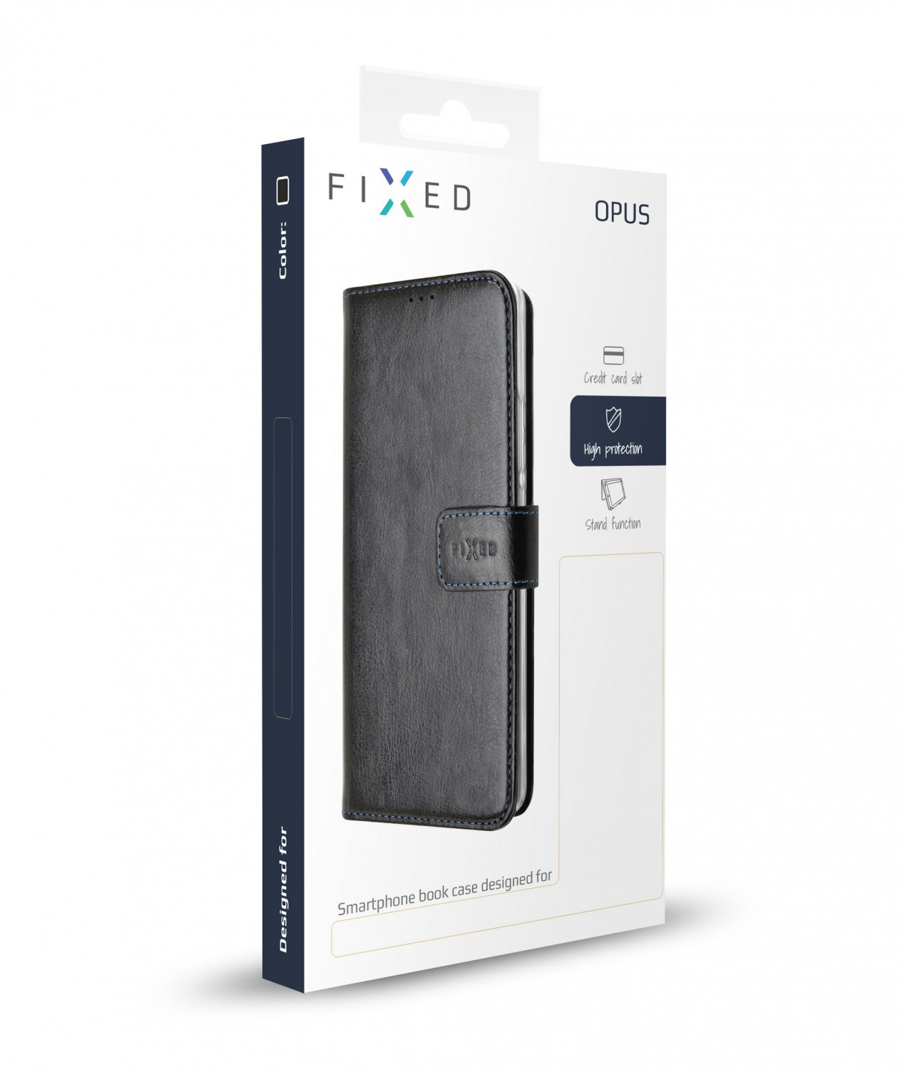 FIXED Opus flipové pouzdro pro Xiaomi Redmi Note 8 Pro, černé
